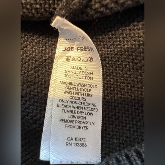 Joe Fresh Black Cotton Top - Picture 6 of 6